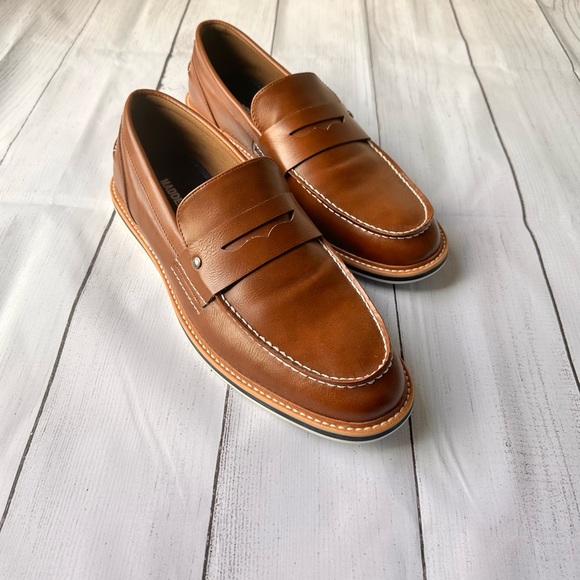 Steve Madden Other - MENs Steve Madden brown caramel slip on loafers size 12